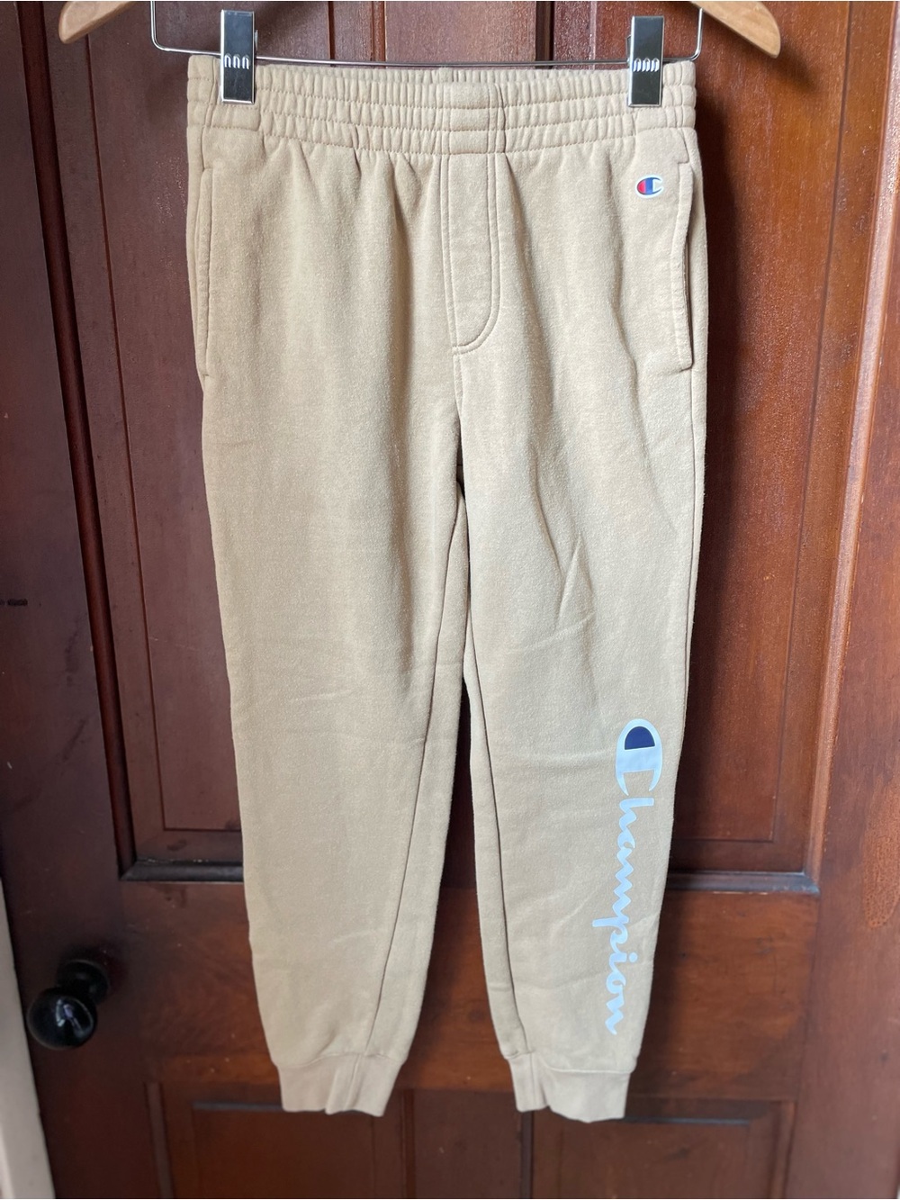 Champion boys medium (10) tan sweatpants